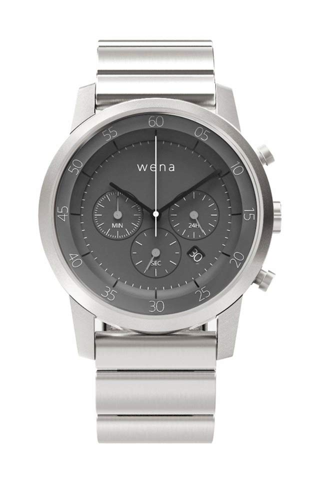 腕時計、アクセサリー 腕時計用品 wena project wena wrist pro用調整コマ (大) Silver WB-AD11L/S 